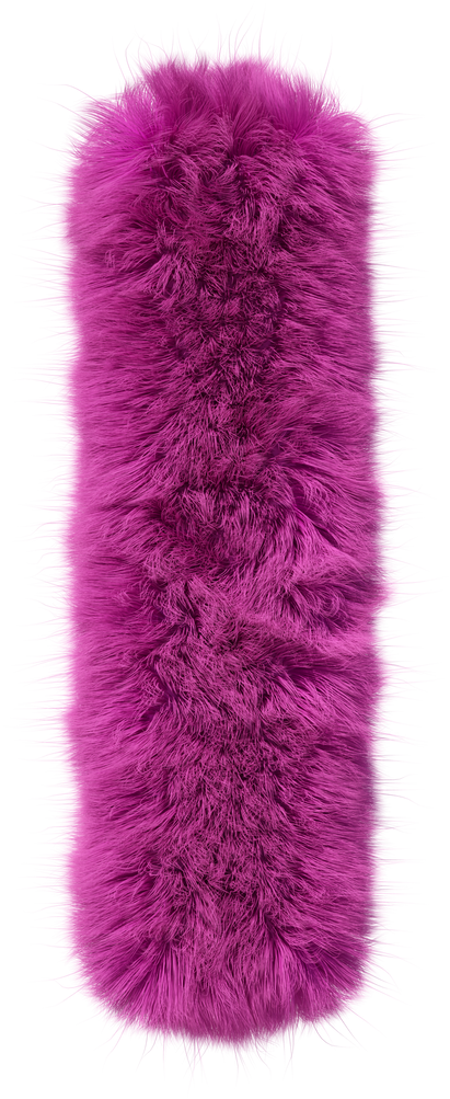 Pink Fur Letter I Cutout